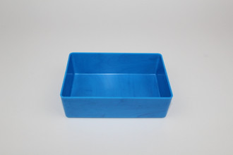 4" x 6" x 2" Blue Plastic Box (Actual Dimensions: 3.875" x 5.875" x 1.75")