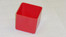 2" x 2" x 2" Red plastic box