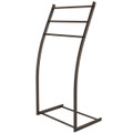 Oil Rubbed Bronze Kingston Brass SCC8255 Pedestal Steel Construction Towel Rack, Oil Rubbed Bronze SCC8255