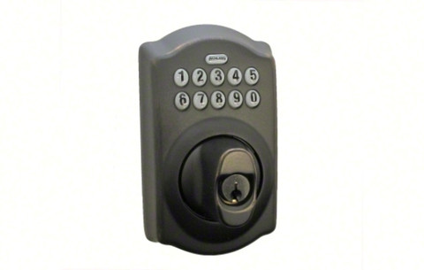 be365 schlage keypad camelot aged flex cam lock bronze entry