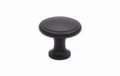 Top Knobs M378 Nouveau Round Knob , Flat Black