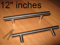 12" SOLID STAINLESS STEEL PULL