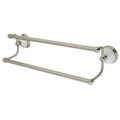 Satin Nickel 24" Dual Towel Bar BA11318SN