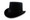 Scala Black Top Hat Topper Wool