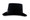 Scala Black Top Hat Topper Wool side