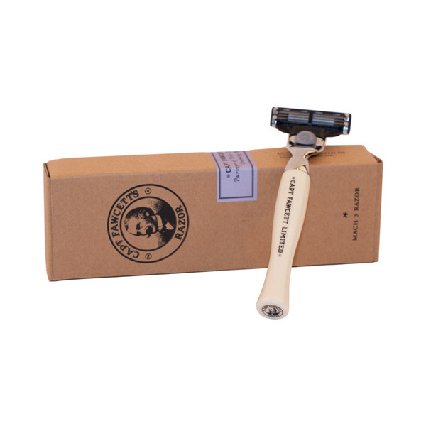 Captain Fawcett Finest Hand Crafted Safety Razor MACH3 Unboxed