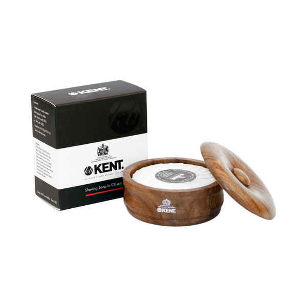 Kent Luxury Shaving Soap Oak Wood Bowl (Marked) Stubble and Strife