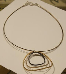 Sarina silver & gold plated neclace 2