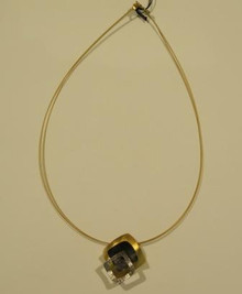 Silver & gold plated neclace IE89