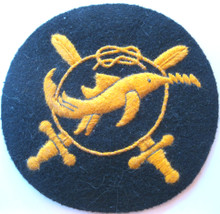 (92200050) WW2 German Navy 'Kleinkampfverbände der Kriegsmarine' Qualification Badge, Thiele & Stienert.