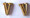 WW2 German Army Officer Roman Numeral 'V' Shoulder Board Ciphers, Gold, 10mm, Pair