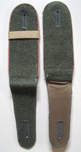 WW2 German Army Panzer / Panzerabwehr M-40 Shoulder Straps, Pair. The straps are made of two or more shades of field gray wool with a mid-late war paler pink rayon piping.   Clean with only minor age in Condition II+