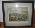 A very rare Colored Lithograph, based on a painting by Walery Eliasz-Radzikowski (1841-1905) Published 1894 on the centenary of the 1794 Battle of Raclawice, Catholic Bookstore, Poznan. Dimensions: Image 24 X 17.5 in. / Frame 32 x 27 in. Professionally cleaned, deacidified and framed by a professional conservator using archival materials, 1994