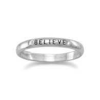 "Believe" Ring