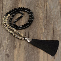 Dalmatian Stone and Agate Mala