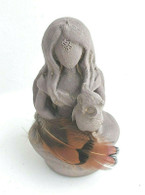 Athena Owl Goddess Figurine