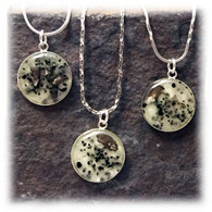 Sastun®- Moldavite & Meteorite Pendant in Silver