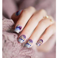 Marble Wood Nail Polish Stickers by Candied Nails