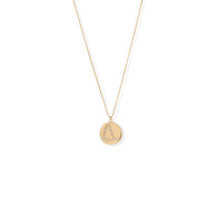  Capricorn Silver Cosmic Constellations Coin Necklace