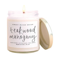 Teakwood and Mahogany Soy Candle