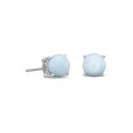 Larimar Stud Earrings