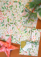 Winter Berries Tea Towel By Artist Freya Snow