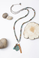 Integrity 38-40" Amazonite Statement Necklace by Anne Vaughan