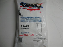 Clean air H-10 material (5 Layer filtration) captures over 99% of all household debris.  Stronger and studier than regular vacuum bags.  These are an allergy sufferer's best friend.