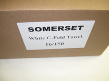 White C-Fold Towel

    An eco-friendly, white, one-ply c-fold paper towel.
    Offers great performance at a great price and a greener way forward.
    Fits into a wide range of c-fold or multifold towel dispensers.
    Ideal for green facilities with high-traffic washrooms.
    Exceeds EPA standards for post-consumer waste content.
    Made from 100% recycled paper.
    Contains a minimum of 50% post-consumer waste content.
    Green Seal™ certified as environmentally preferable.White C-Fold Towel
