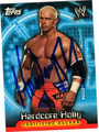 HARDCORE HOLLY AUTOGRAPHED WRESTLING CARD #10911G