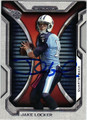 JAKE LOCKER TENNESSEE TITANS AUTOGRAPHED FOOTBALL CARD #120813E