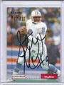 Steve McNair Houston Oilers Autographed Rookie Football Card 2162