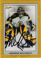 ANDREW RAYCROFT AUTOGRAPHED HOCKEY CARD #42012D