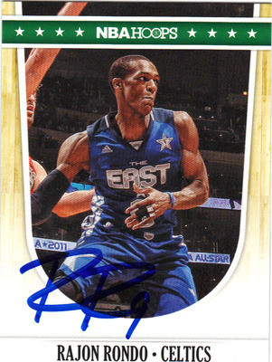 rajon rondo autograph