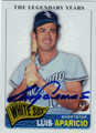 LUIS APARICIO AUTOGRAPHED BASEBALL CARD #80911J