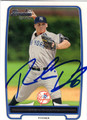 ROOKIE DAVIS NEW YORK YANKEES AUTOGRAPHED ROOKIE BASEBALL CARD #81013C