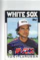 TONY LaRUSSA CHICAGO WHITE SOX AUTOGRAPHED BASEBALL CARD #83013B