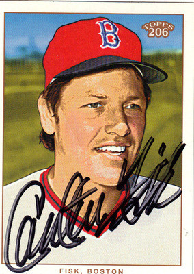 carlton fisk autographed baseball