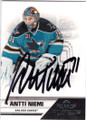 ANTTI NIEMI SAN JOSE SHARKS AUTOGRAPHED HOCKEY CARD #20214D