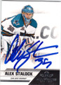 ALEX STALOCK SAN JOSE SHARKS AUTOGRAPHED HOCKEY CARD #21314C