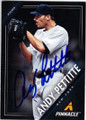 ANDY PETTITTE NEW YORK YANKEES AUTOGRAPHED BASEBALL CARD #40114P