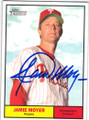 JAMIE MOYER PHILADELPHIA PHILLIES AUTOGRAPHED BASEBALL CARD #42814J