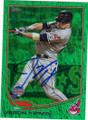 JASON KIPNIS CLEVELAND INDIANS AUTOGRAPHED BASEBALL CARD #62714F