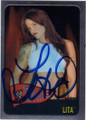 LITA AUTOGRAPHED WRESTLING CARD #81114C