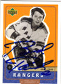 BRAD PARK NEW YORK RANGERS AUTOGRAPHED HOCKEY CARD #91714C