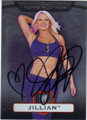 JILLIAN AUTOGRAPHED WRESTLING CARD #101614D
