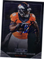DEMARYIUS THOMAS DENVER BRONCOS AUTOGRAPHED FOOTBALL CARD #122914E