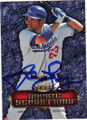 JAMES LONEY LOS ANGELES DODGERS AUTOGRAPHED BASEBALL CARD #11915E