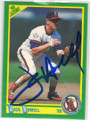 JACK HOWELL CALIFORNIA ANGELS AUTOGRAPHED BASEBALL CARD #12215M
