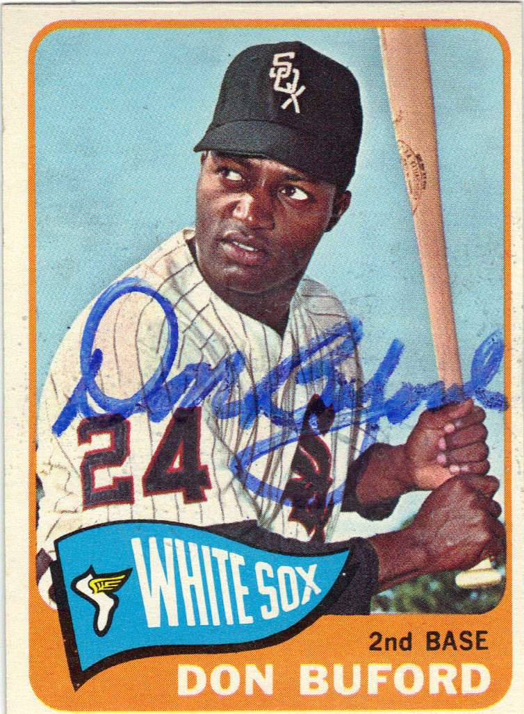 DON BUFORD CHICAGO WHITE SOX AUTOGRAPHED VINTAGE BASEBALL CARD #12915A ...
